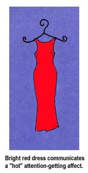 BRIGHT RED DRESS