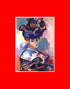 LADY IN RED FRAME