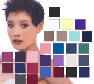 WARM SKIN  WITH COOL COLORS