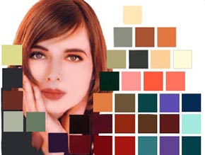 COOL SKIN WITH WARM COLORS