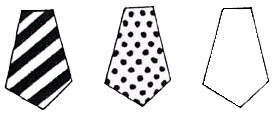 MEN'S OVAL TIE PATTERNS