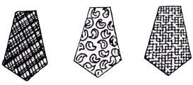 MEN'S SQUARE TIE PATTERNS