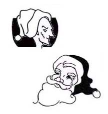 SCROOGE AND SANTA CLAUS "SPEAK"