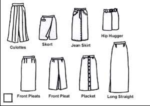 SQUARE SKIRT LINES