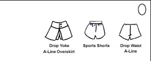 OVAL SHORTS LINES