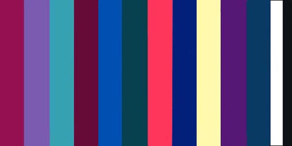 SUMMER AND SPRING COLORS MIXED TOGETHER AS INTER-SEASON COLORS